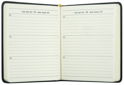 3-Jahres-Buchkalender DIN A6+ | Echtleder | BOXCALF