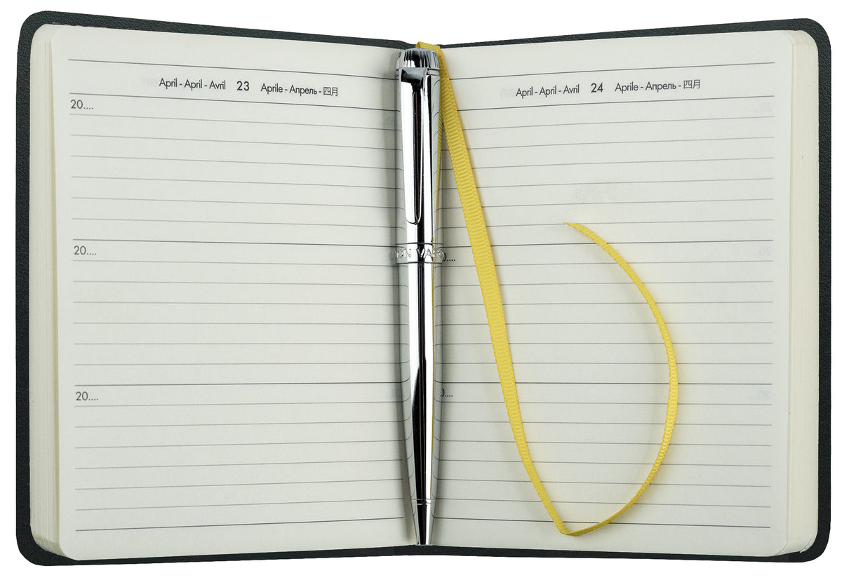 3-Jahres-Buchkalender DIN A6+ | Echtleder | BOXCALF