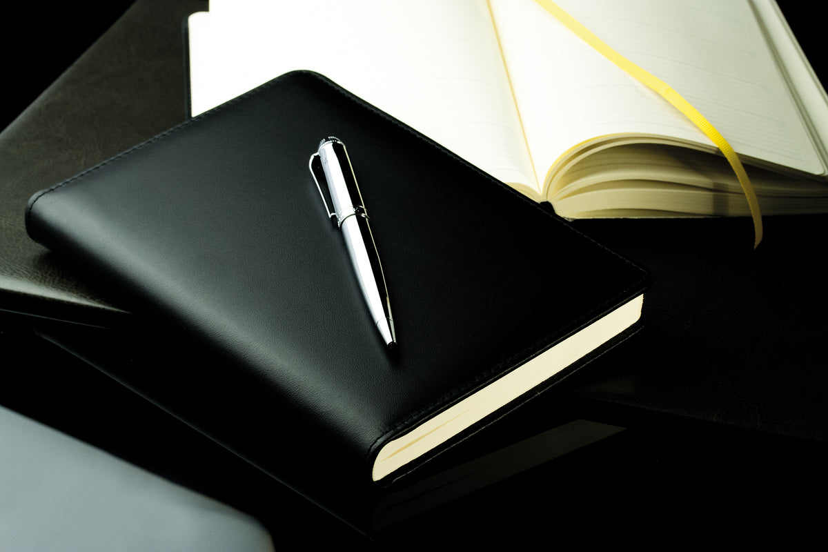5-Jahres-Buchkalender DIN A5 | Echtleder | BOXCALF