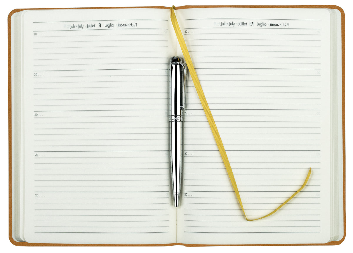 5-Jahres-Buchkalender DIN A5 | Echtleder | BOXCALF