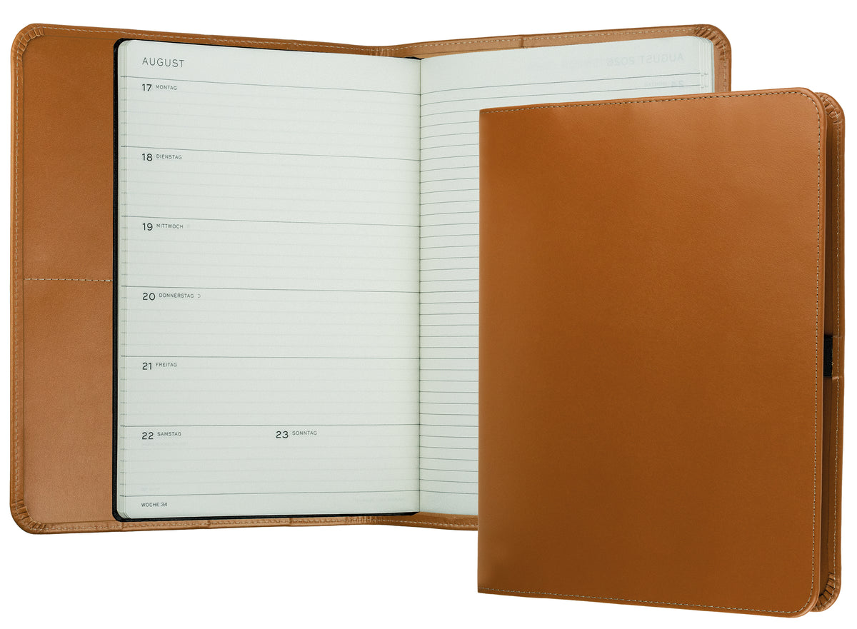 Buchkalender DIN B5+ | Echtleder | BOXCALF
