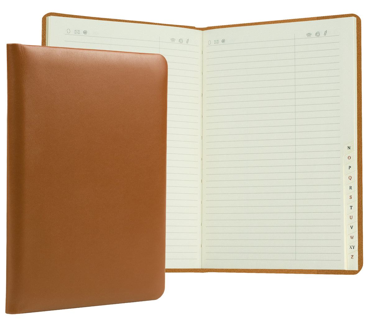 Adressbuch DIN A5 (gebunden) | Echtleder | BOXCALF