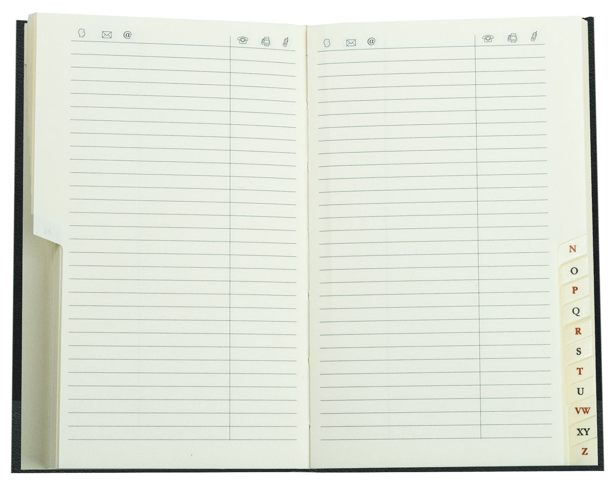 Adressbuch Pocket Format (gebunden) | Echtleder | BOXCALF