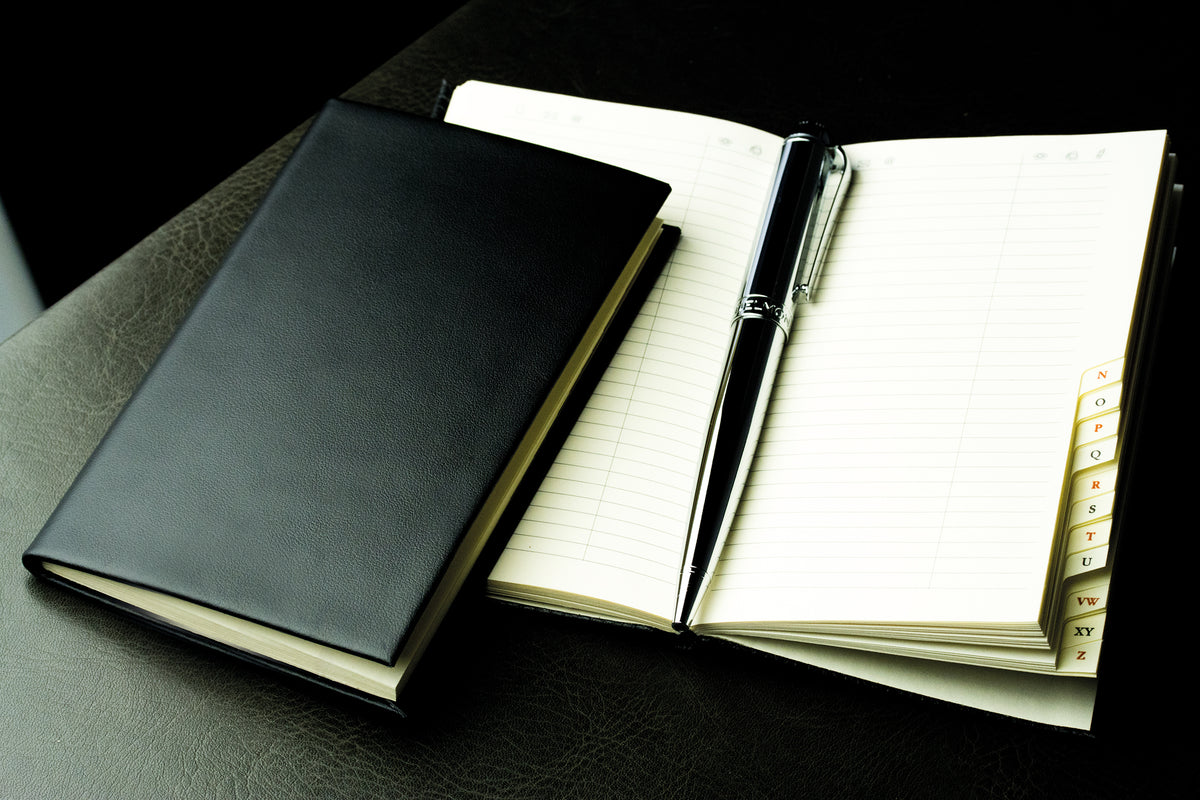 Adressbuch Pocket Format (gebunden) | Echtleder | BOXCALF