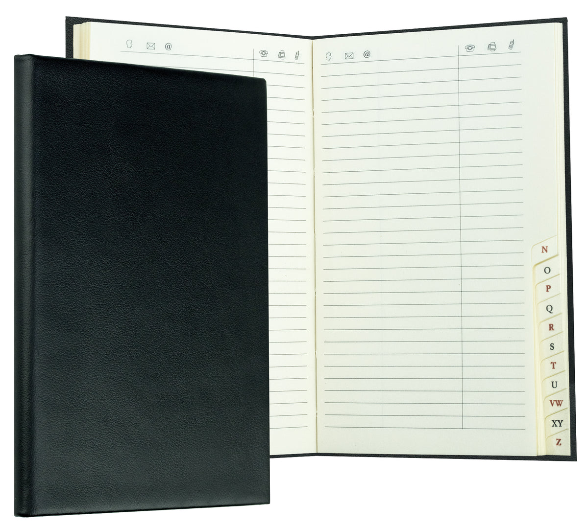 Adressbuch Pocket Format (gebunden) | Echtleder | BOXCALF