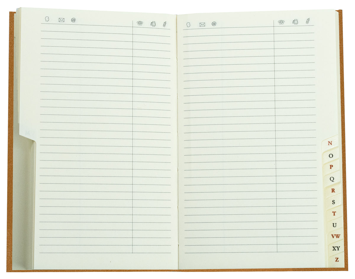 Adressbuch Pocket Format (gebunden) | Echtleder | BOXCALF