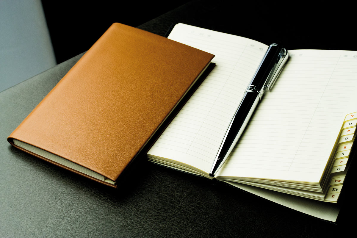 Adressbuch Pocket Format (gebunden) | Echtleder | BOXCALF
