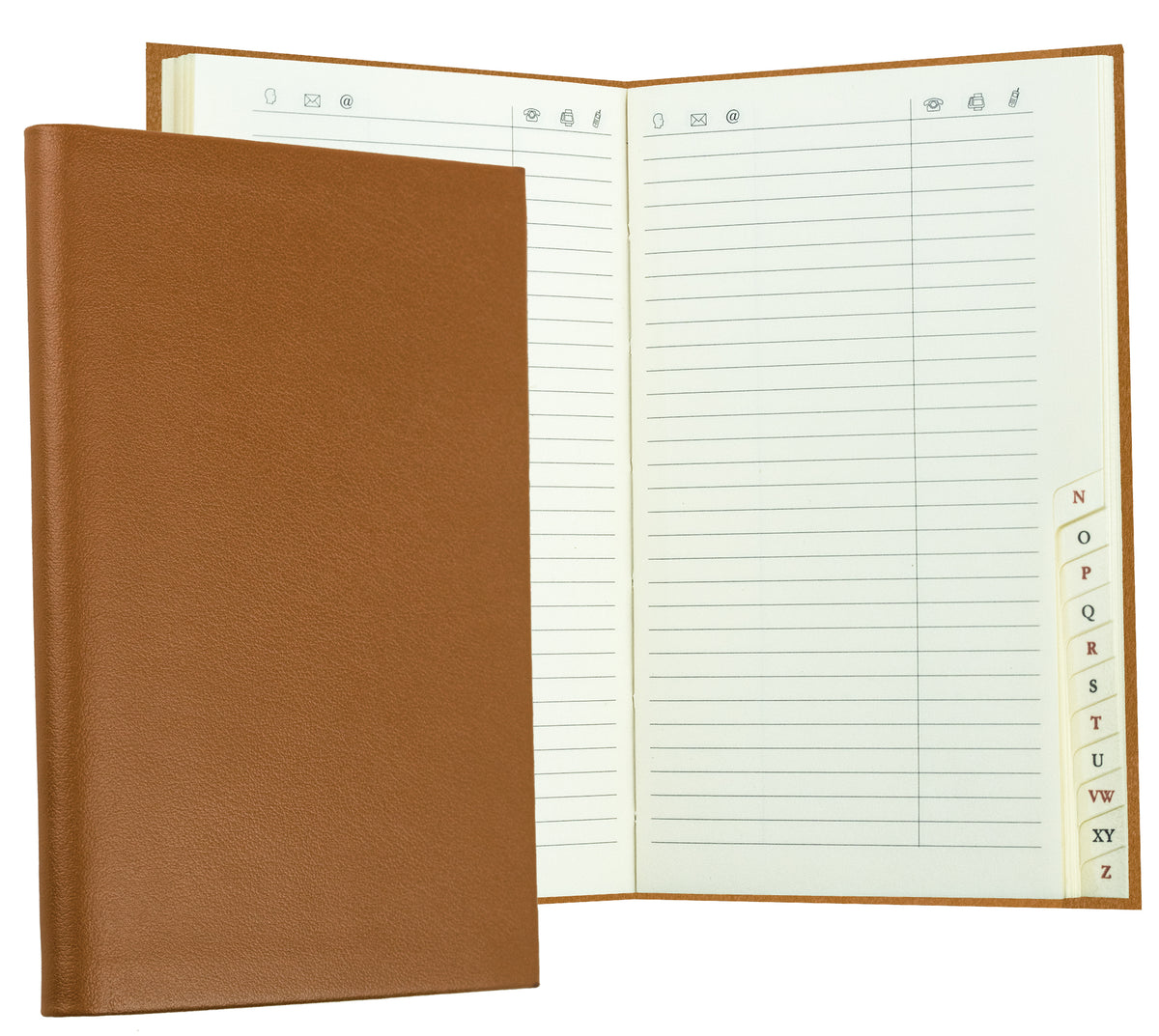 Adressbuch Pocket Format (gebunden) | Echtleder | BOXCALF