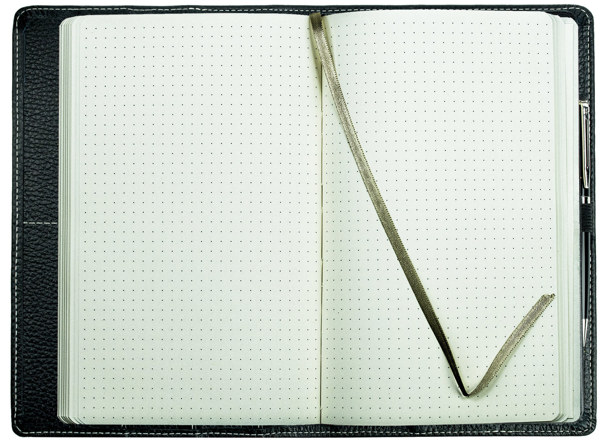 Notizbuch DIN A5 schmal | Echtleder | SOFTGRAIN