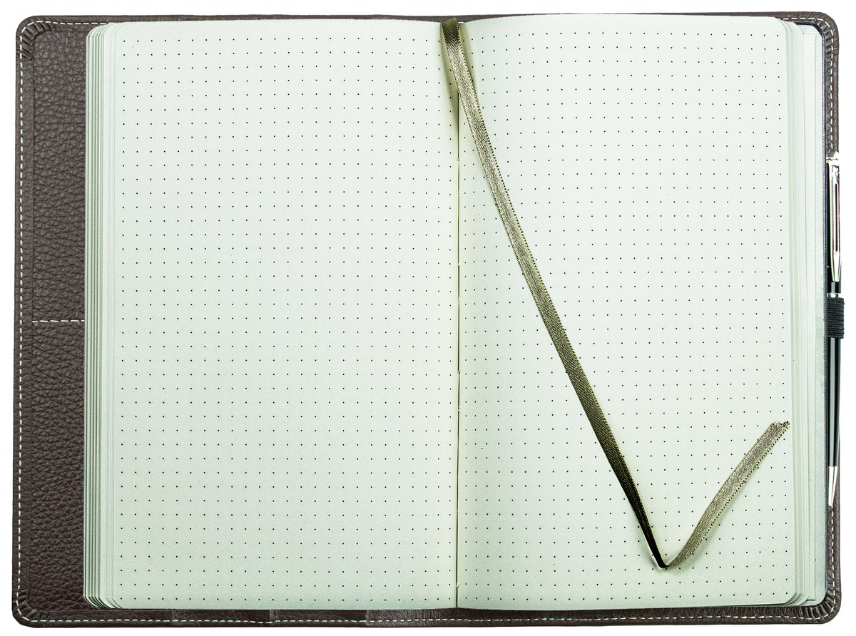 Notizbuch DIN A5 schmal | Echtleder | SOFTGRAIN