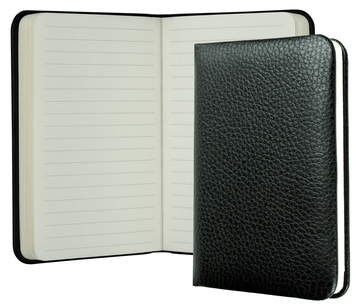 Notizbuch Pocket Format (gebunden) | Echtleder | SOFTGRAIN