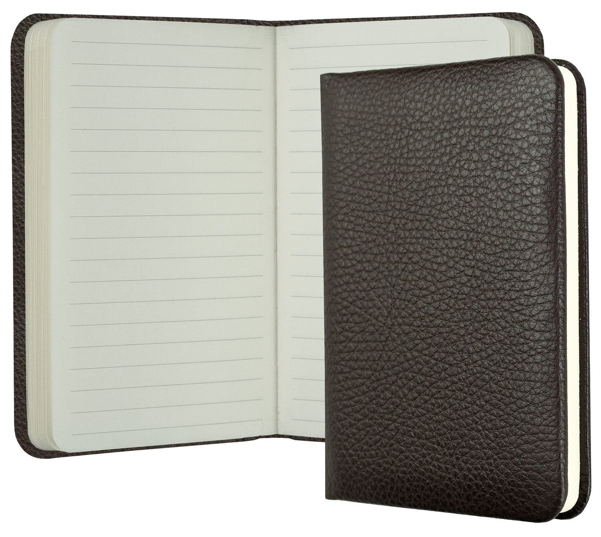 Notizbuch Pocket Format (gebunden) | Echtleder | SOFTGRAIN