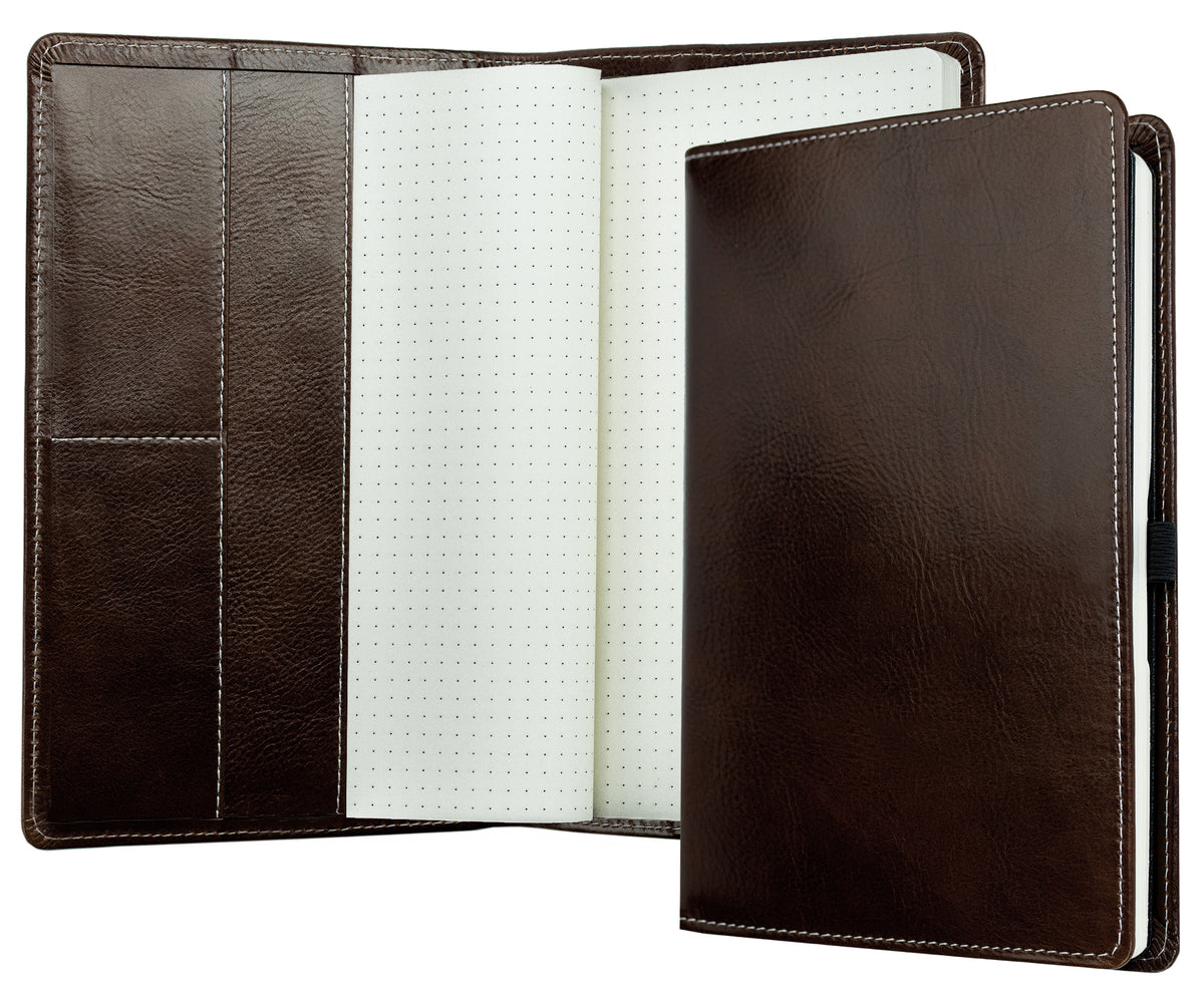 Notizbuch DIN A5 schmal | Echtleder | VINTAGE