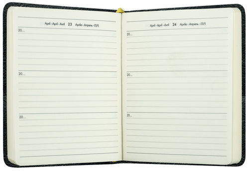 3-Jahres-Buchkalender DIN A6+ | Echtleder | VINTAGE