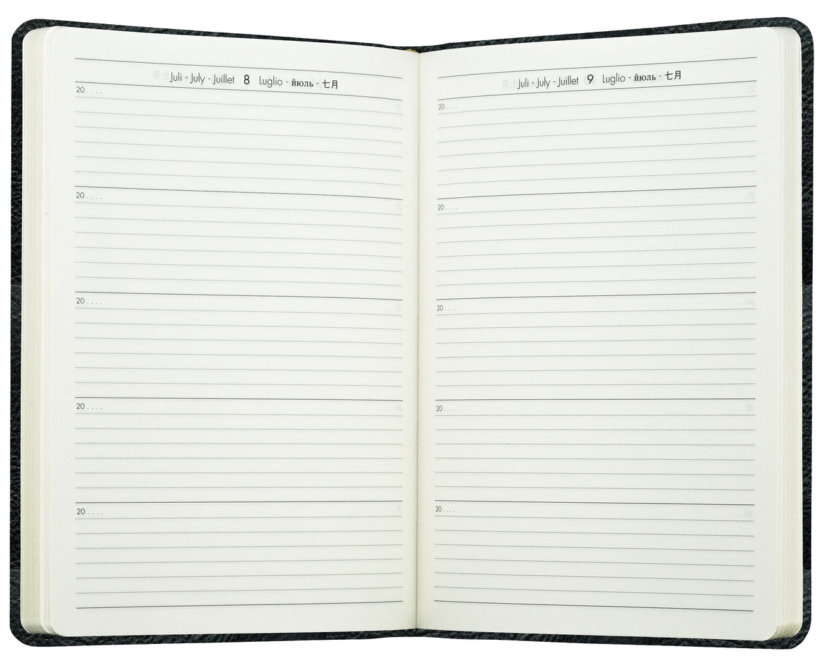 5-Jahres-Buchkalender DIN A5 | Echtleder | VINTAGE