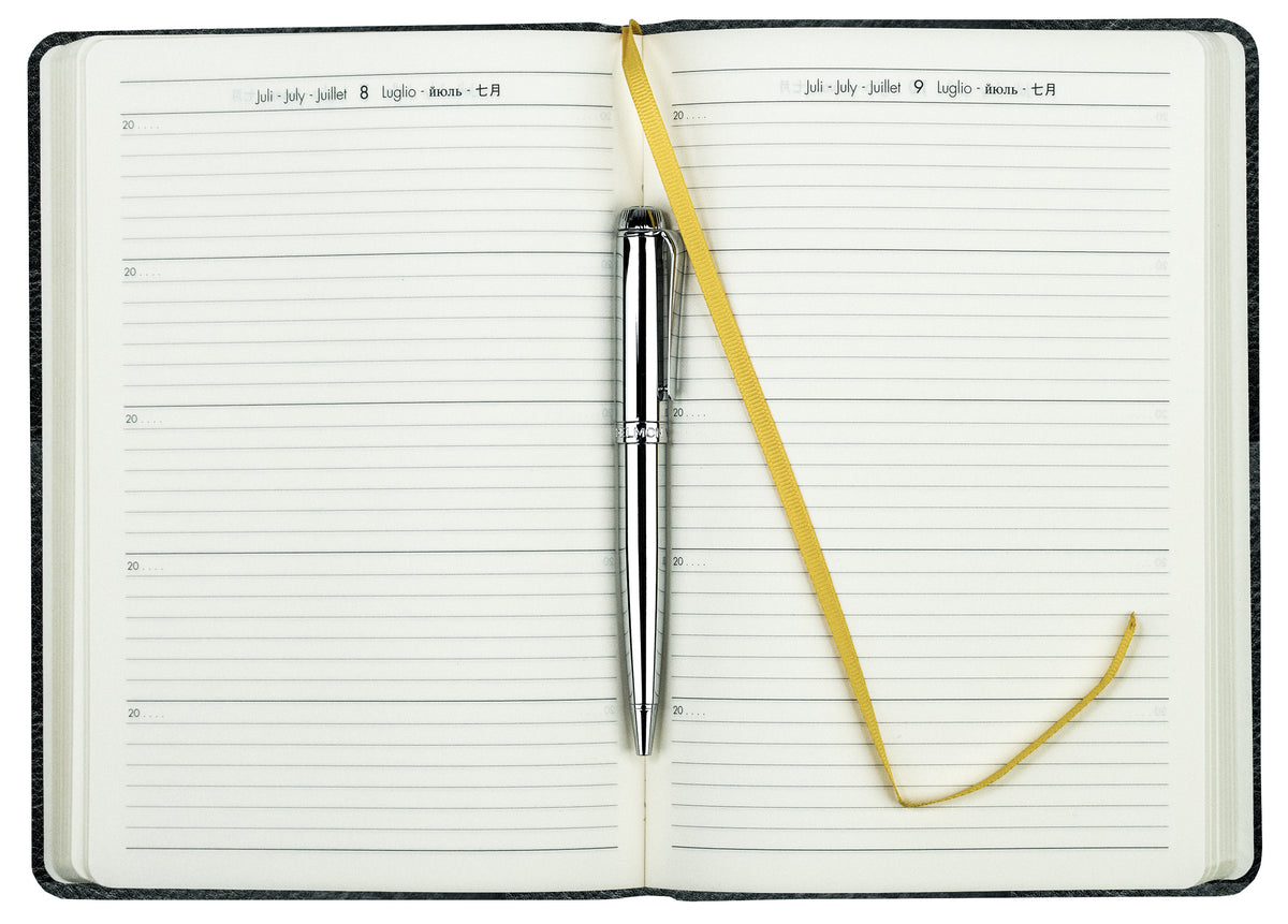 5-Jahres-Buchkalender DIN A5 | Echtleder | VINTAGE