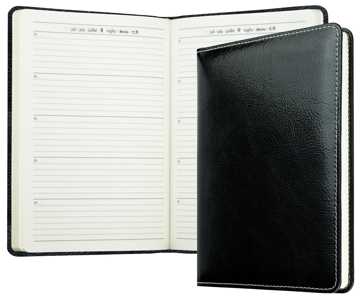 5-Jahres-Buchkalender DIN A5 | Echtleder | VINTAGE