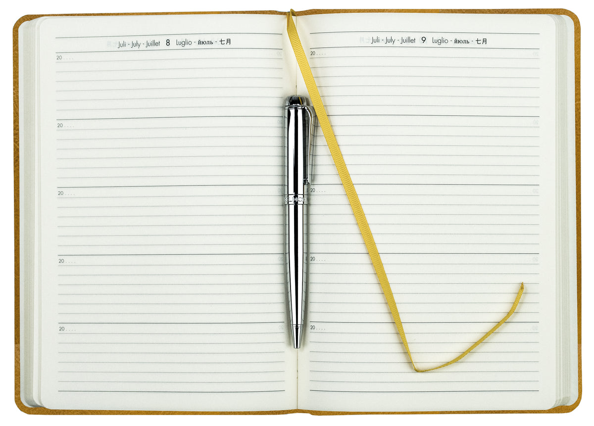 5-Jahres-Buchkalender DIN A5 | Echtleder | VINTAGE