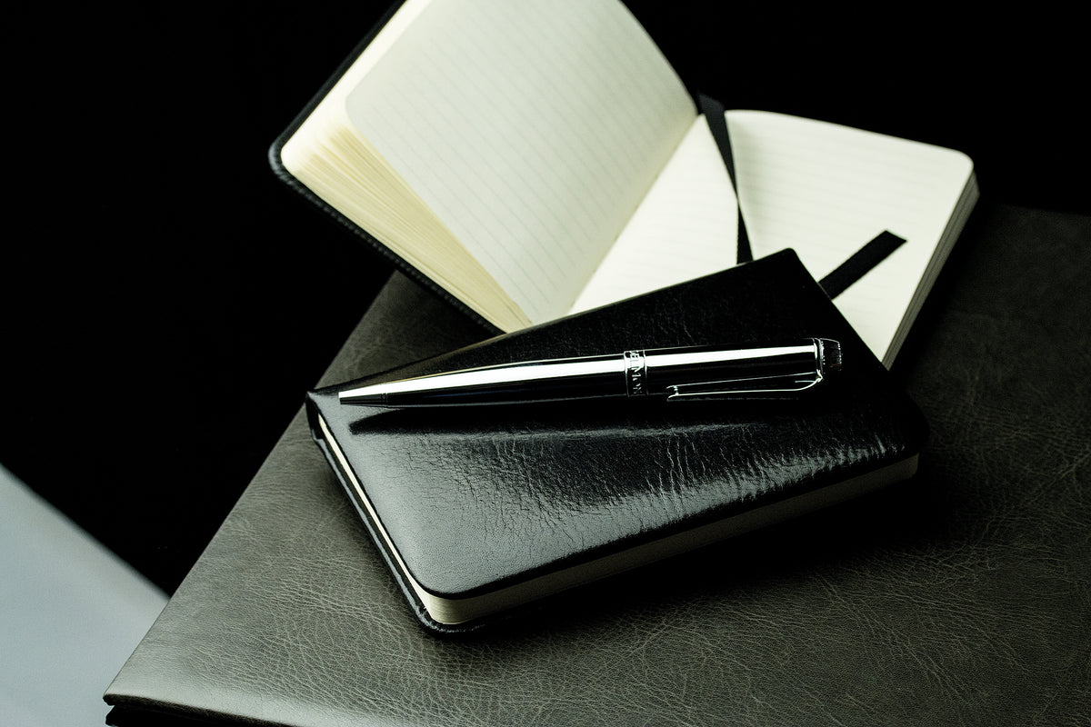 Notizbuch Pocket Format (gebunden) | Echtleder | VINTAGE
