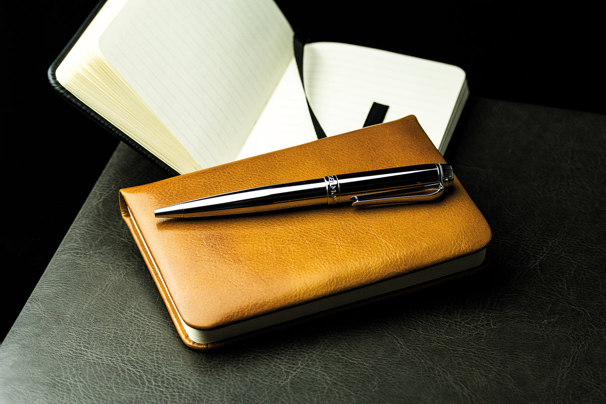 Notizbuch Pocket Format (gebunden) | Echtleder | VINTAGE