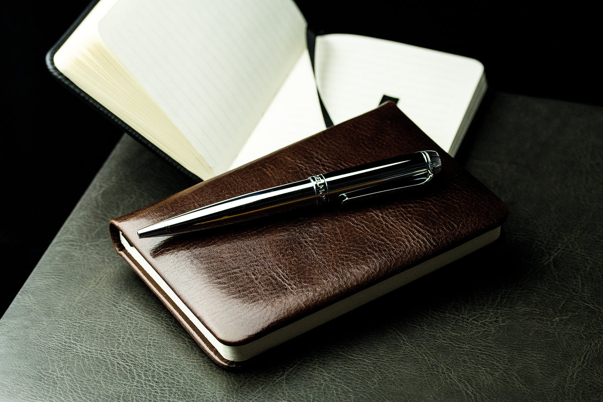 Notizbuch Pocket Format (gebunden) | Echtleder | VINTAGE