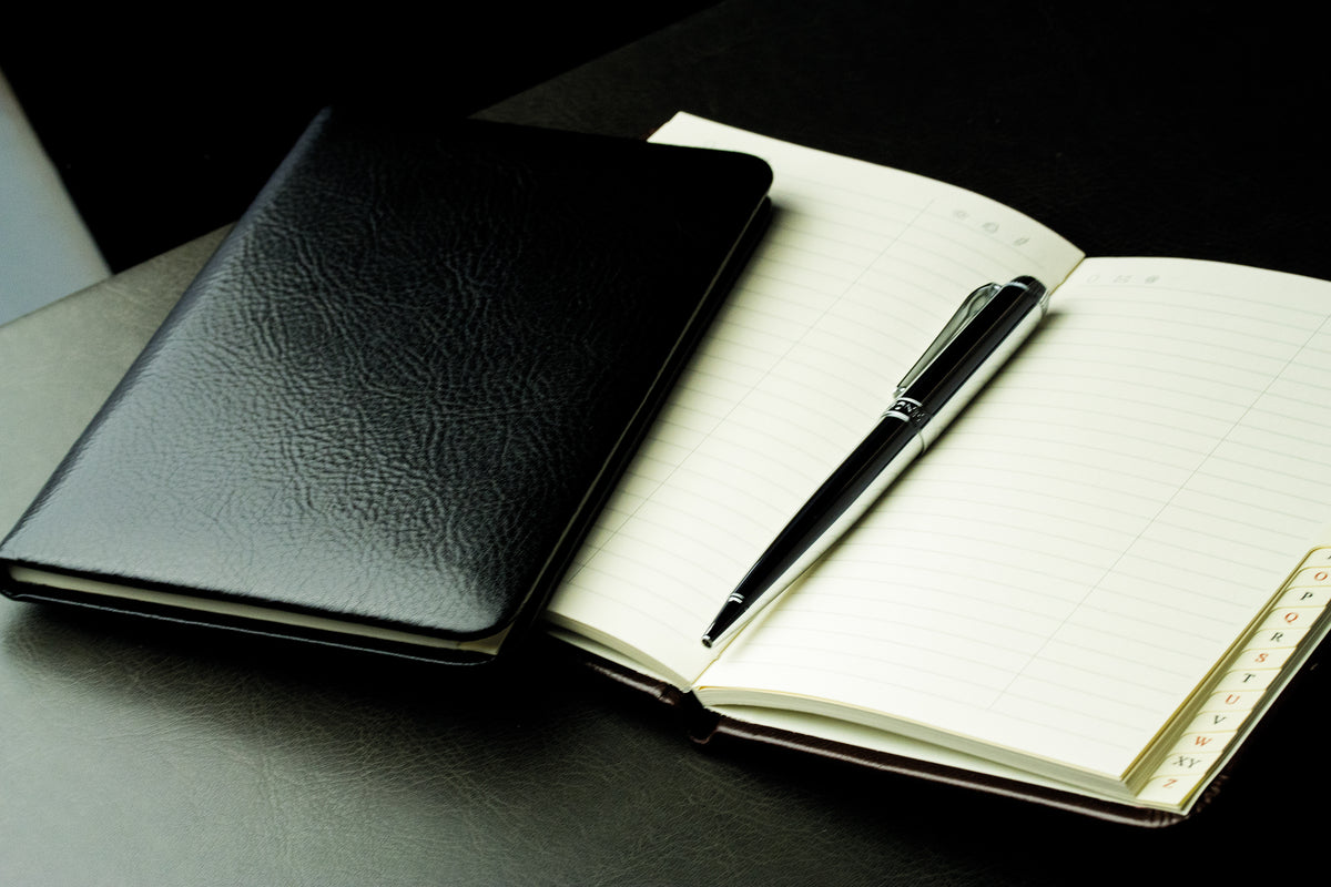 Adressbuch DIN A6+ (gebunden) | Echtleder | VINTAGE