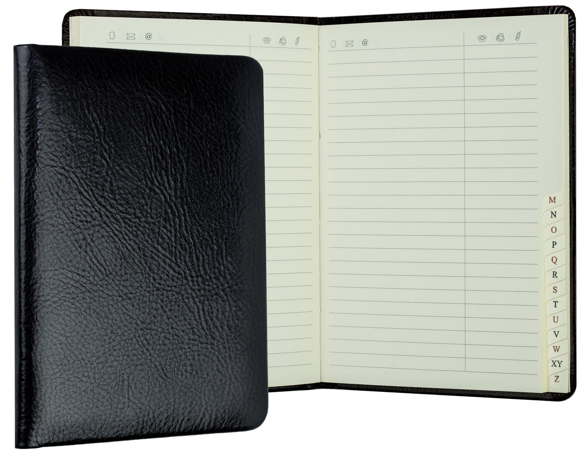 Adressbuch DIN A6+ (gebunden) | Echtleder | VINTAGE