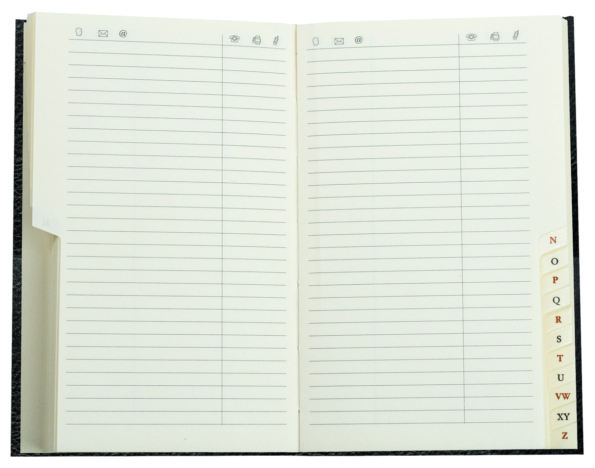 Adressbuch Pocket Format (gebunden) | Echtleder | VINTAGE