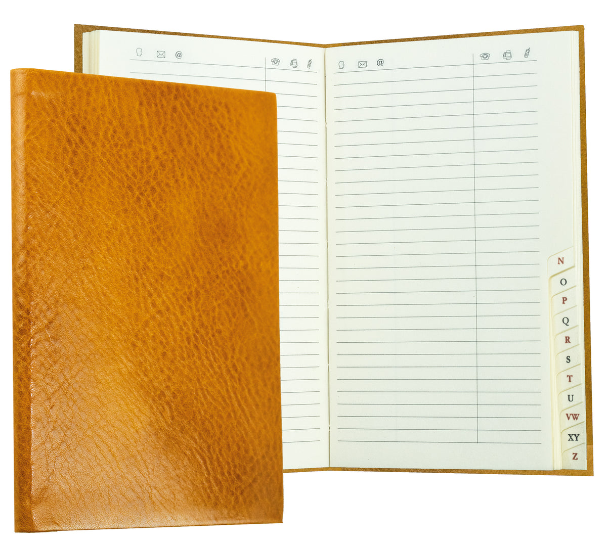 Adressbuch Pocket Format (gebunden) | Echtleder | VINTAGE