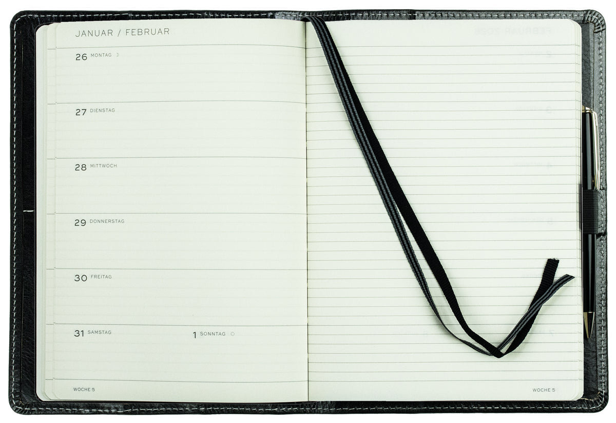 Buchkalender DIN A5 | Echtleder | VINTAGE