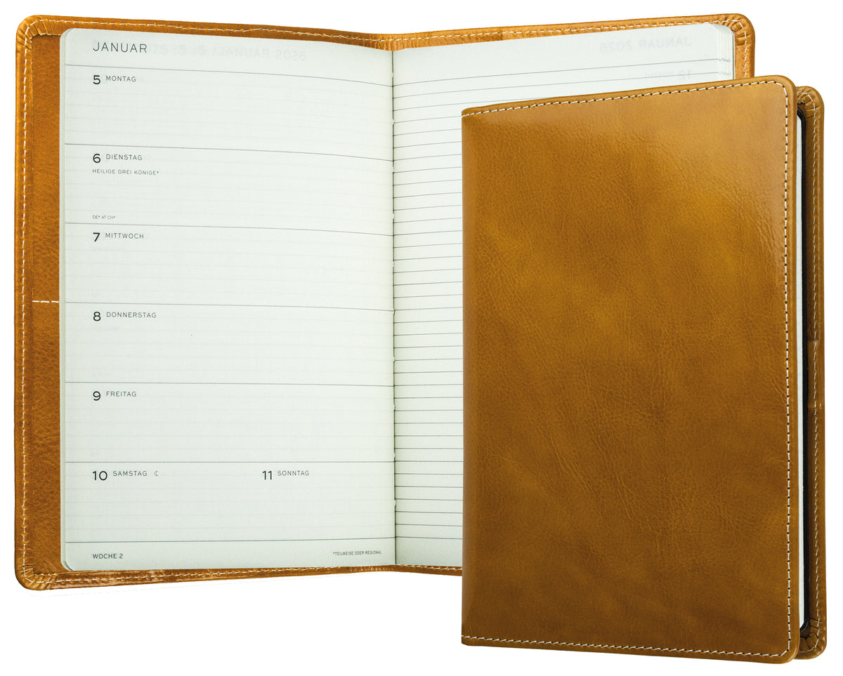 Buchkalender DIN A5 | Echtleder | VINTAGE