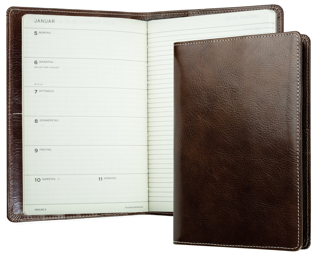 Buchkalender DIN A5 | Echtleder | VINTAGE