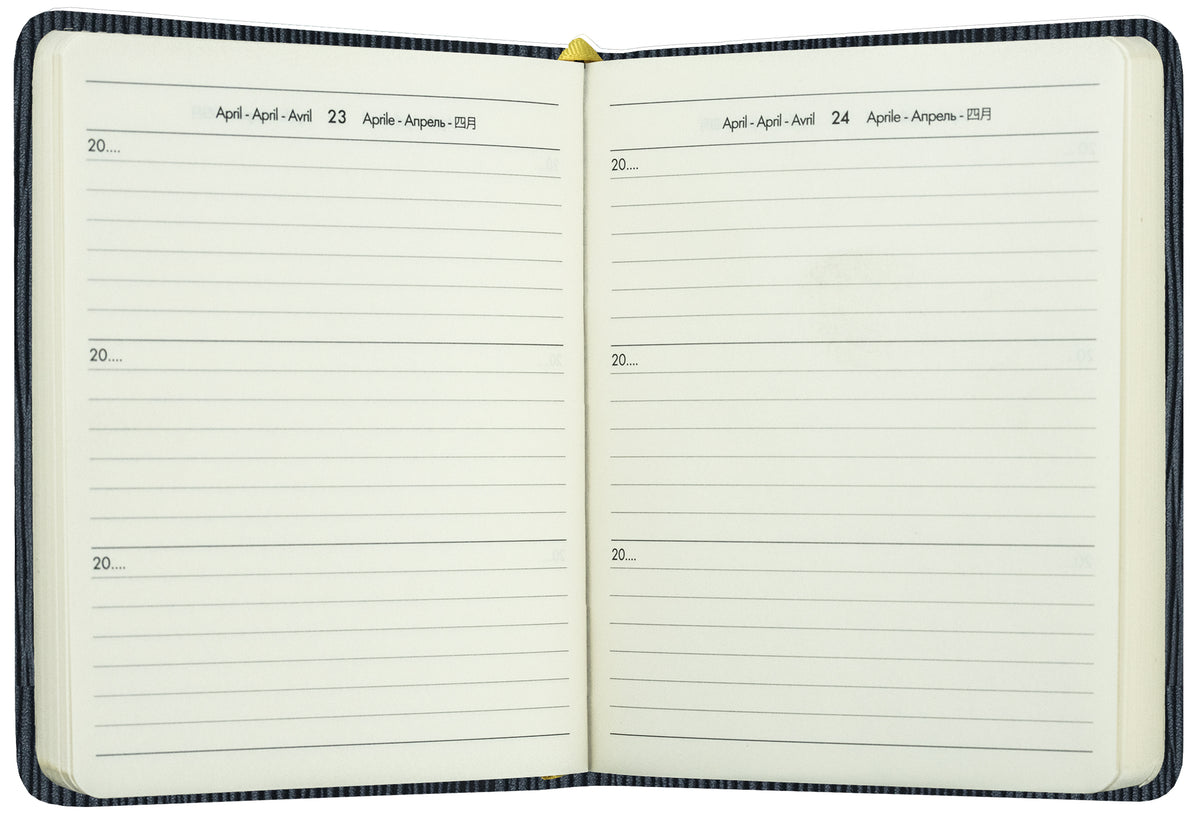 3-Jahres-Buchkalender DIN A6+ | Echtleder | PAGLIA
