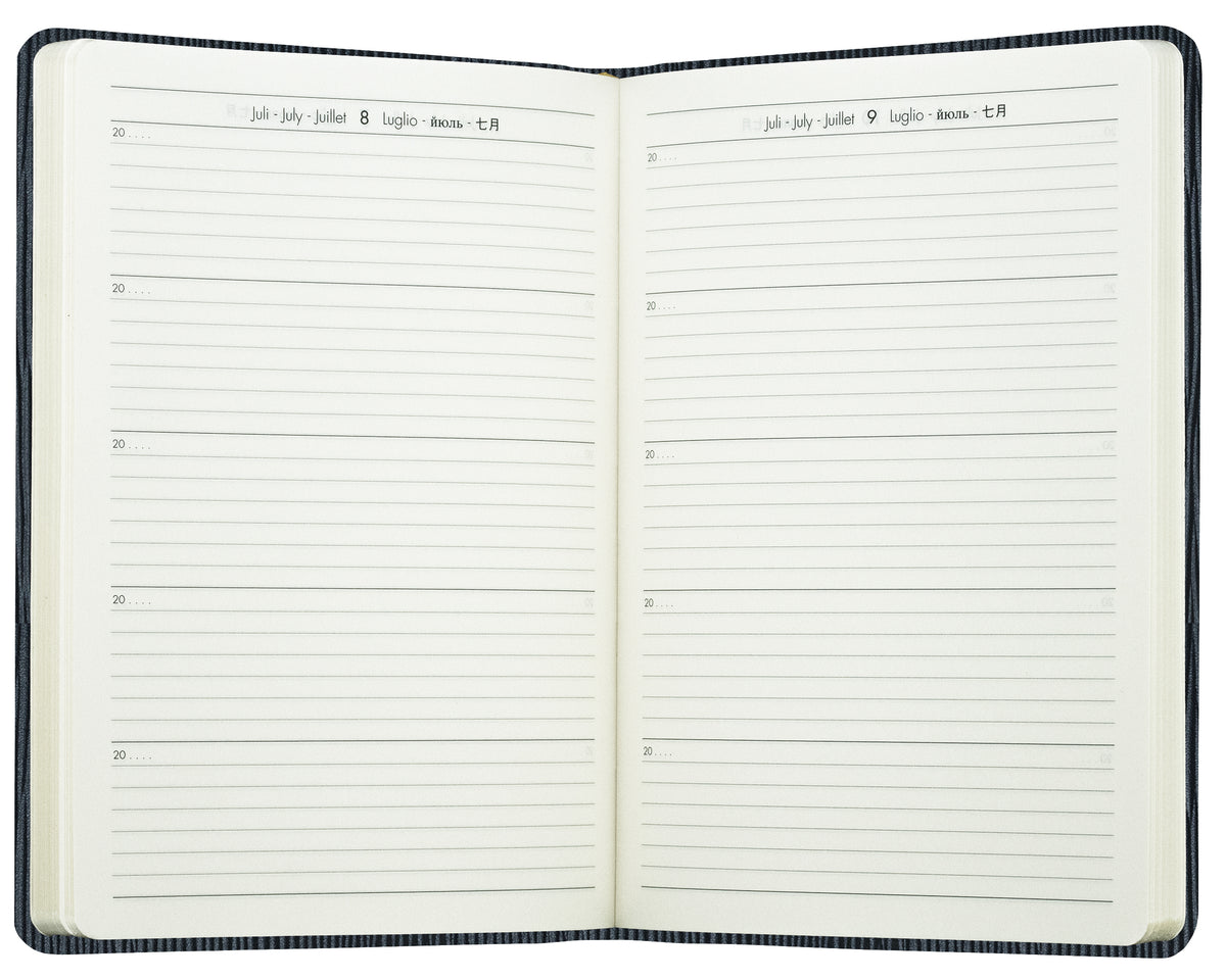 5-Jahres-Buchkalender DIN A5 | Echtleder | PAGLIA