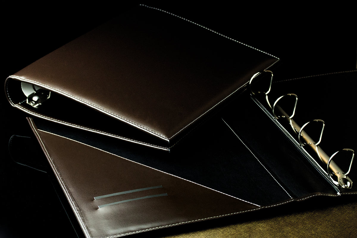 Ordner DIN A4 | Echtleder | CAMBRIDGE