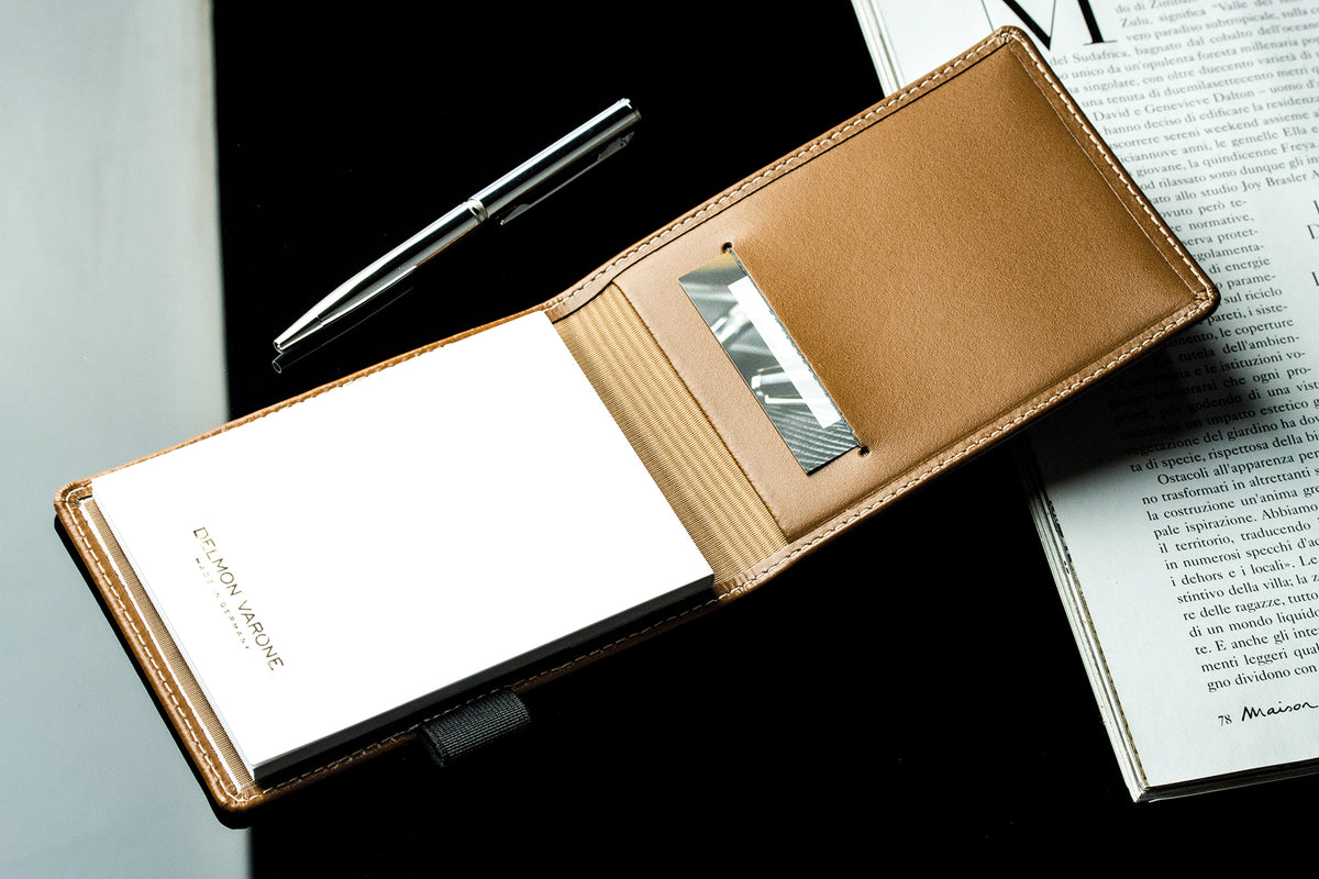 Notizblock DIN A7 | Echtleder | CAMBRIDGE