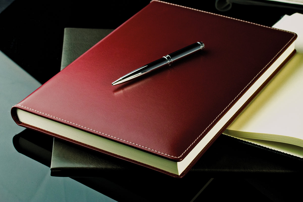 Notizbuch DIN A4+ (gebunden) | Echtleder | CAMBRIDGE