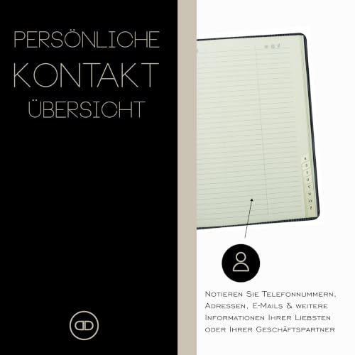 Adressbuch DIN A5 (gebunden) | Echtleder | BOXCALF