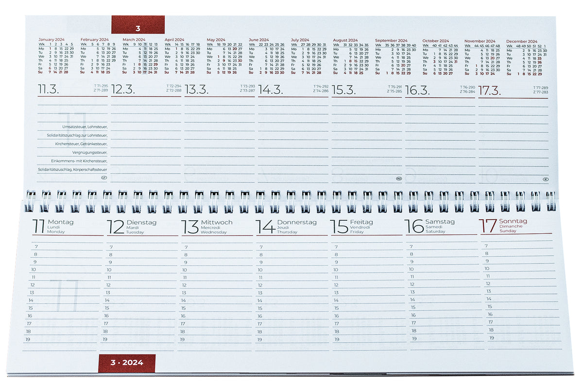 Tischkalender 2027 | Nachfüllartikel